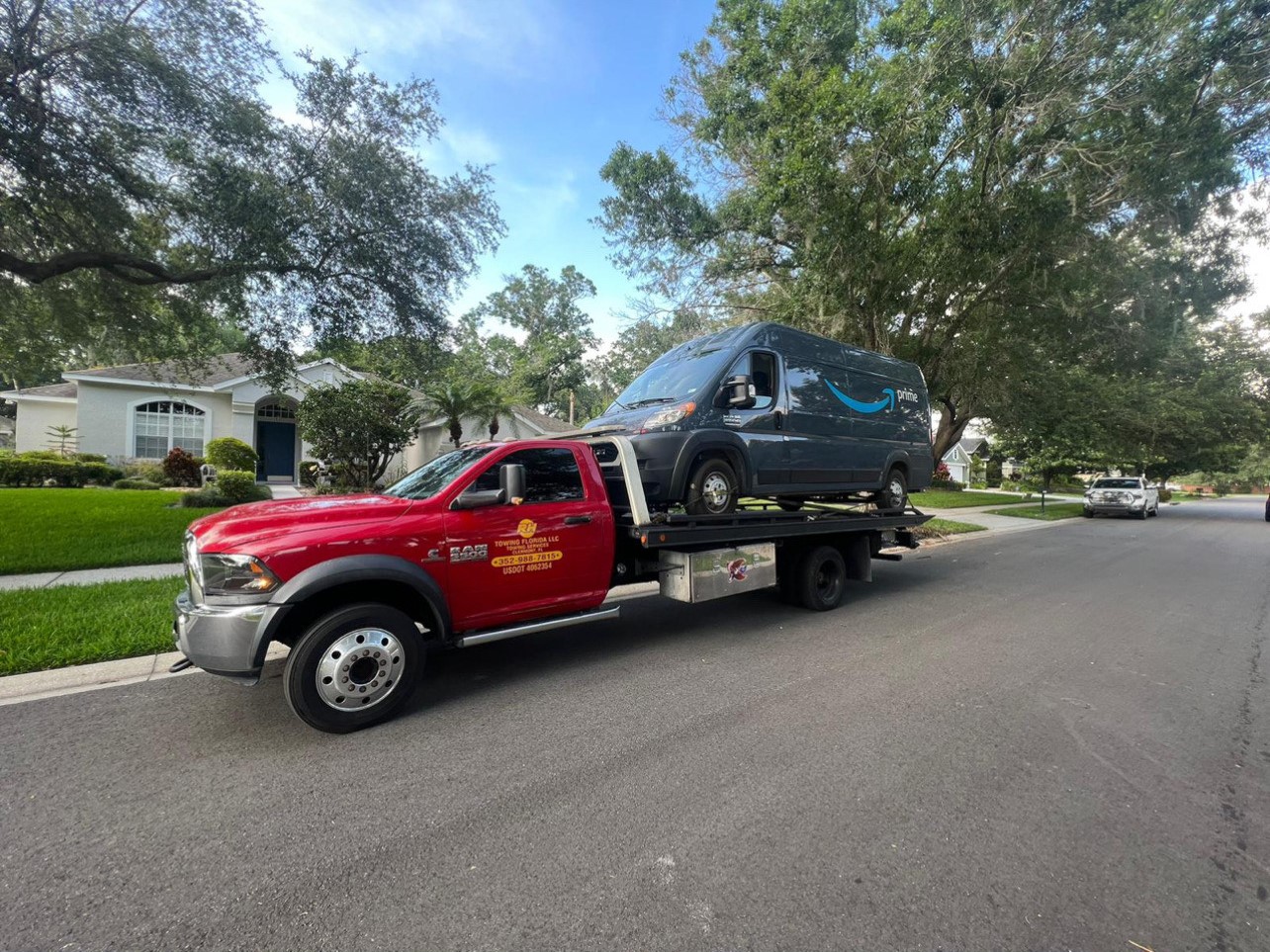 this image shows towing services in Windermere, FL