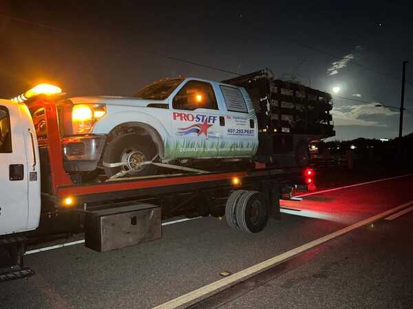 this image shows truck towing in Windermere, FL