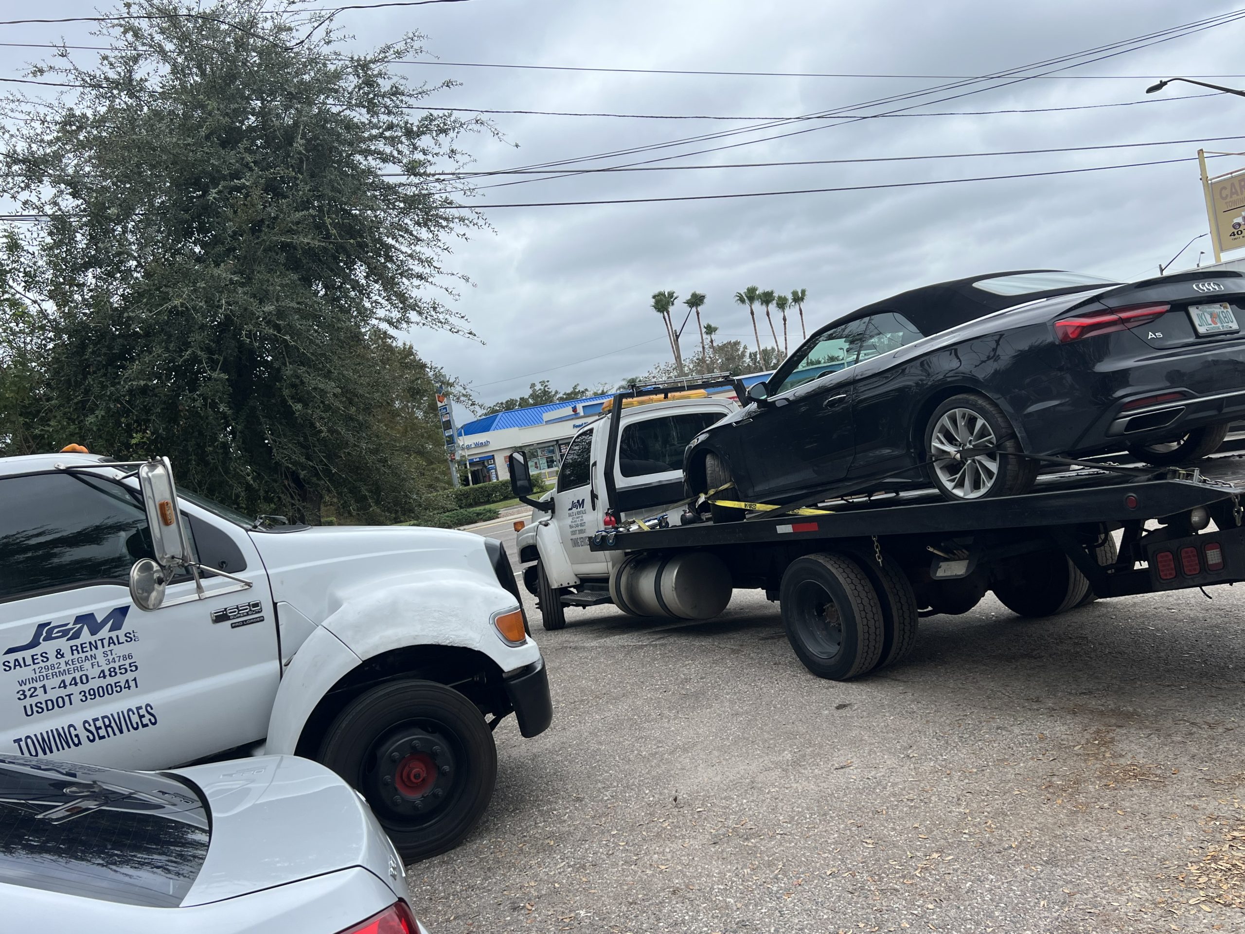 this image shows towing services in Windermere, FL